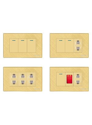 Mặt, hạt, công tắc_vàng Gold